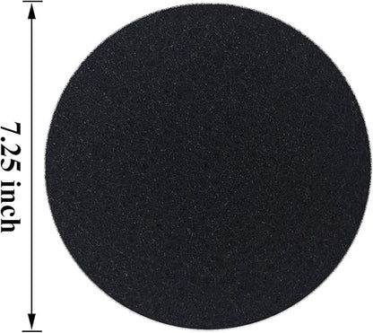 7.25inch Kitchen Compost Bin Charcoal Filter Replacements, Compost Pail Replacement Carbon Filters 7.25 inch, Round