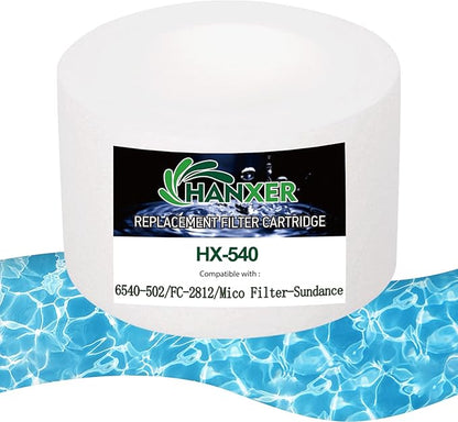 6540-502 Hot Tub Filter Cartridge Replaces for Filbur FC-2812, Sundance Series 850 780 6540-502, PPS750, Darlly PP2002, Inner Pre Filter Disposable for Pool and Spa, 1 Pack
