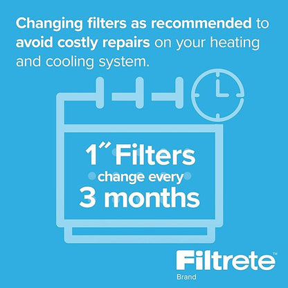 Filtrete 12x24x1 AC Furnace Air Filter, MERV 13, MPR 2200, Elite Allergen, Bacteria & Virus Filter, 3-Month Pleated 1-Inch Electrostatic Air Cleaning Filter, 2-Pack (Actual Size 11.69x23.69x0.78 in)