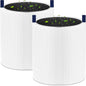 𝟓𝟏𝟏 replacement filter Compatible for Blueair Blue Pure 𝟓𝟏𝟏 Smart Machine, Efficient Particle Dust Pet Dander Filter& Pet Odor Smoke Activated Carbon Filter, 2 Pack(Not Fit for 𝟓𝟏𝟏 𝐀𝐮𝐭𝐨)