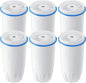 BOGDA 6 Pack Water Filter Replacement Zero, 5-Stage Compatible with Zero Pitcher and Dispenser, Fit for Zero Filter Water Replacement Filters and ZR-001 ZR-017 ZR-004
