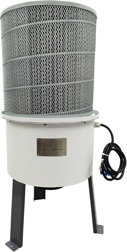 Oil Mist Collector 650-824CFM High-Efficiency Powerful Centrifugal CNC Oil Mist Filter Industrial-Grade Smoke Purifier for CNC Machines 220V 750W Three-phase