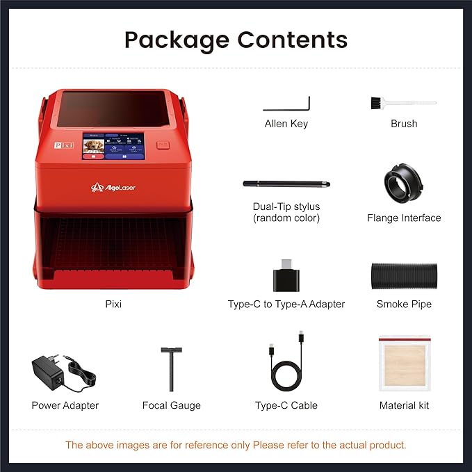 AlgoLaser 10W Smart Laser Engraver Machine, Class 1 Portable Laser Cutter with Built-in AlgoOS System, No Computer Required, Laser Engraving Machine for Metal, Wood, Acrylic, Leather.