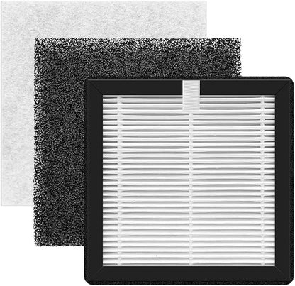 (6”× 6”) H13 Replacement Filter Compatible with KOONE & M-T Solder Fume Extractor,Smoke Purifier, Laser Engraving System Replacement Filter 3x Hepa, 6x Per Filters