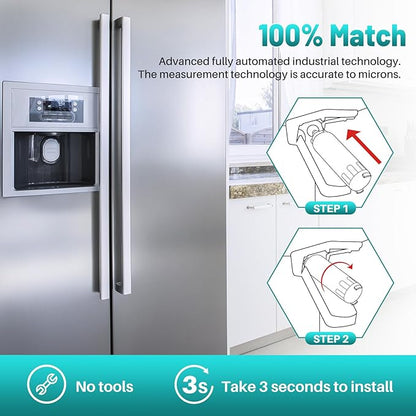 ICEPURE PLUS RWF3500AH NSF/ANSI 53 NSF/ANSI 42 Certified Refrigerator Water Filter Replacement for LG LT800P, ADQ73613401, ADQ73613408, ADQ75795104, LMXS30776S, LSXS26366D, Kenmore 9490, 3PACK