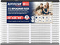 1 Pack 213 Replacement Filter Compatible with AprilAire Whole House Air Purifiers Models: 1210, 1620, 2120, 2200, 2210, 2216, 3210 and 4200, MERV 13 Furnace Filters, 20x25x4 Air Filter