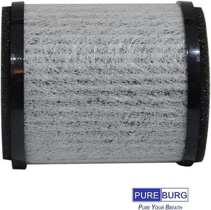 PUREBURG Replacement Filter Compatible with Homedics AP-P60 Total Clean Portable Air Purifier AP-P60FL,6-Pack H13 HEPA 3-Stage Filtration For Air Clean Dust VOCs Odor
