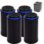 FC-50 Replacement Filters Compatible with Vitamix FoodCycler Composter FC-50 and FC-30 Models - with Activated carbon filters (4 Count)