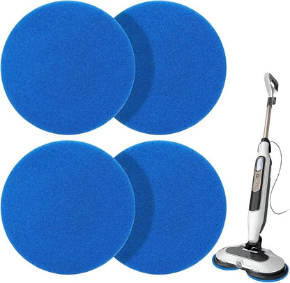 Magic Sponge Eraser Pads for Shark Steamer S7001 s7020 s7000amz s7000 s7001tgt s7201 s8201 S7005 s8001 Series Rotating Steam Scrubber,Scrub Sanitize at The Same,Round Scrubbing Mop Replacement Pad