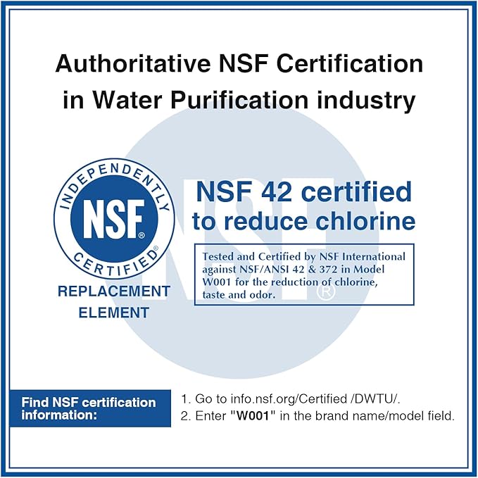 W10295370A Water Filter Replacement, Compatible with Everydrop Filter 1, Whirlpool EDR1RXD1, EDR1RXD1B, W10295370, WHR1RXD1, KAD1RXD1, P4RFKB2, P8RFWB2L, 46-9930, 46-9081 2PACK