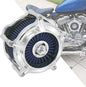HDBUBALUS Motorcycle Air Filter Air Cleaner Intake System Cleaner Fit For Harley Sportster XL 2004-Up Blue