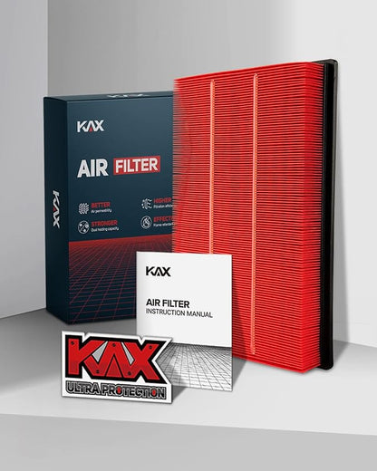 KAX Premium Engine Air Filter, GAF041 (CA9401) Replacement for Ram 1500 2500 3500 Engine Filter, 200% Longer Life