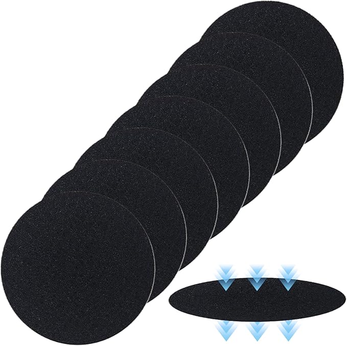 Compost Bin Filter 7Pcs 7 Inch Activated Charcoal Filters for Compost Bucket Round Replacement Deodorant Charcoal Filter for, Bags