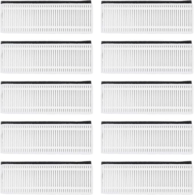 for Laresar Evol 3 Robot Vacuum Cleaner Washable Filter Reusable Dustproof Air Filter(10 PACK)
