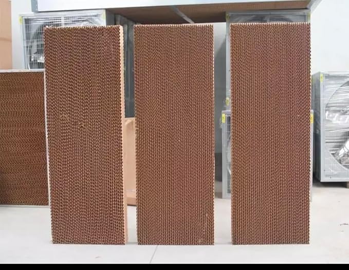 High Efficiency Swamp Cooler Pads, Swamp Cooler Filter, Evaporative Cooling Pad, Evaporative Cooler Pads, Evaporative Cooler Replacement Media, 48" Long, 12” Wide, 8" Thick, 1 Piece Per Package