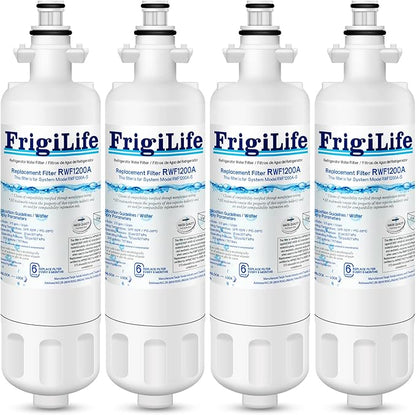 9690 & ADQ36006101 Replacement for LG LT700P, LT700PC, Kenmore Elite 46-9690, ADQ36006102, HDX FML-3, CLCH106, LFX28968ST, LFXS29626S, RWF1052, RWF1200A Refrigerator Water Filter, 4PACK
