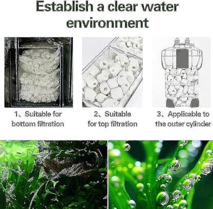 5 lbs Bio Ceramic Rings Aquarium Filter Media