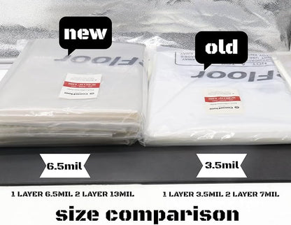 6.5Mil Clear Plastic Dust Collector Bags for Woodworking Dust Filter Drums and Systems, Upgraded Heavy-Duty Replacement Bags, 5-Pack