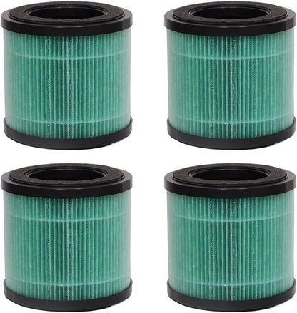 PUREBURG Replacement Filter Compatible with KOIOS P40 Air Purifier,4-Pack H13 HEPA Activated Carbon 3-Stage Filtration Air Clean Dust VOCs Odor