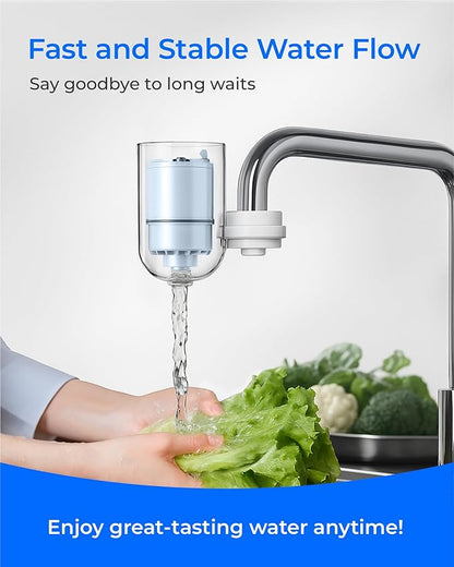 [Alkaline] Waterdrop NSF Certified Water Filter, Replacement for All PUR®, PUR®PLUS Faucet Filtration Systems, Pur® RF-9999® Faucet Water Filter (3 Count), Model No.: WD-C08A