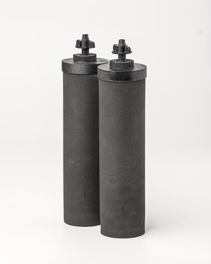 Authentic CB9 Clearbrook 9-Inch Gravity-Fed Water Filter Systems, Replacement For Berkey BB9-2 High-Performance Water Filtration, No Electricity Needed (Set of 2)