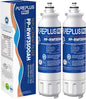 PUREPLUS LT800P NSF/ANSI 53&42 Certified Replacement for LG ADQ73613401, Kenmore 469490, 9490, ADQ73613402, ADQ736134, LSXS26326S LMXC23746S, LT120F, Refrigerator Water and Air Filter Combo, 2Pack