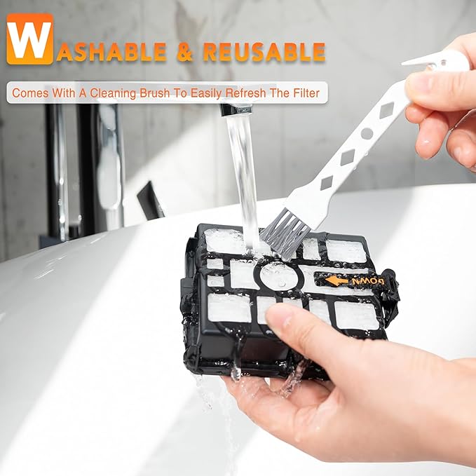 IW1111 IW3511 Filters Replacement for Shark Detect Pro Cordless Stick Vacuum IW3511, IW3120, IW3511AMZ, IW3615, IW3110C, IW3111C, IW3120C