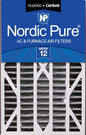 Nordic Pure 16x25x3 (Actual Size: 15 13/16 x 24 5/16 x 3) MERV 12 Plus Carbon Trion Air Bear Cub Replacement Air Filter 1 Pack