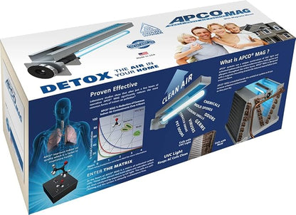Fresh-Aire APCO Magentic Mount with 6 Carbon Cell Filter Matrix, Includes 2 Year Lamp, 18-32 VAC
