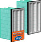 24x12x12 MERV 14 Air Filter Replacement - Synthetic Pocket - Compatible with Jet AFS-1000B/C, Powermatic 1791082, JET 708733 & More - 2 Pack