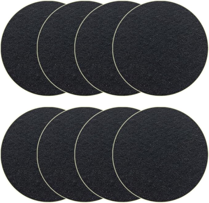 7.25inch Kitchen Compost Bin Charcoal Filter Replacements, Compost Pail Replacement Carbon Filters 7.25 inch, Round