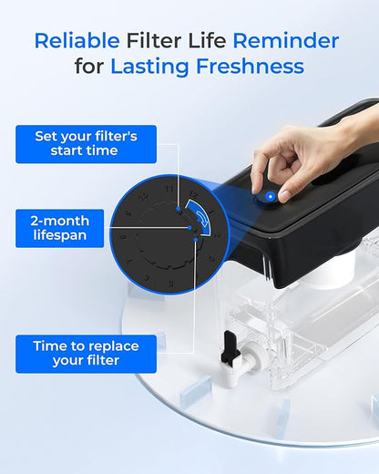 Waterdrop Large 35-Cup Water Filter Dispenser