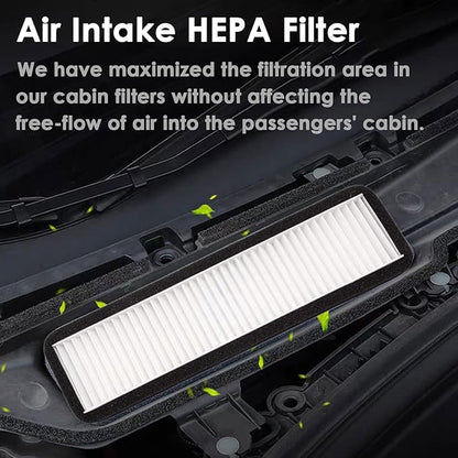 Air Intake HEPA Filter Air Intake Grille Cover Compatible with Tesla Model 3 2020 2019 2018 Air Inlet Vent Accessories A/C Internal Filter Protection Interior Replacement External