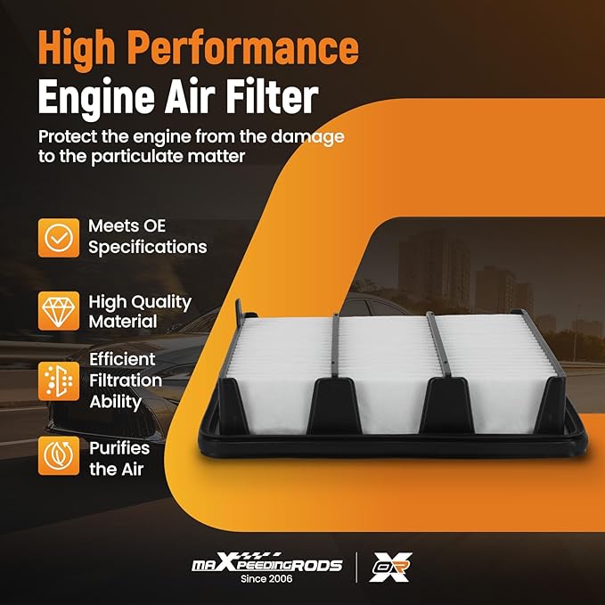 maXpeedingrods CA12932 Engine Air Filter Fit for Acura Integra 1.5L 2023-2025, for Honda Civic 1.5L 2022-2025, CR-V 1.5L 2023-2025, Accord 1.5L 2023-2025, Replacement for 1722064AA00, PA99892