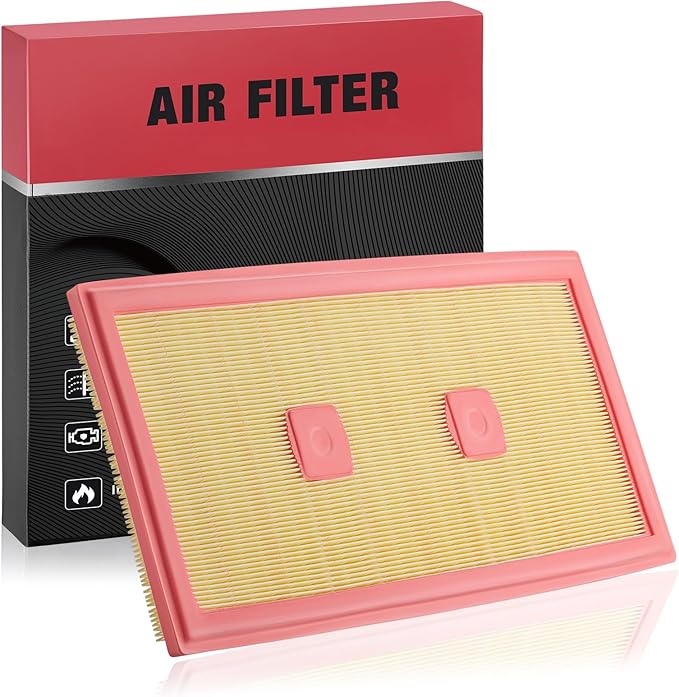 BDFHYK Engine Air Filter CA11439 Compatible with Mercedes-Benz C300, C350, E300, E350, E400, GLE350, GLK350, ML350, R350, SLK350, 2012-2018, Flexible Panel, Replace# 2760940004