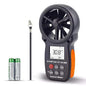 BTMETER Digital Anemometer Barometer Handheld, for Wind Speed Temperature Wind Chill Tester w/Humidity, Altitude, Barometric Pressure Meter for Climbing Drone HVAC CFM BT-100WM