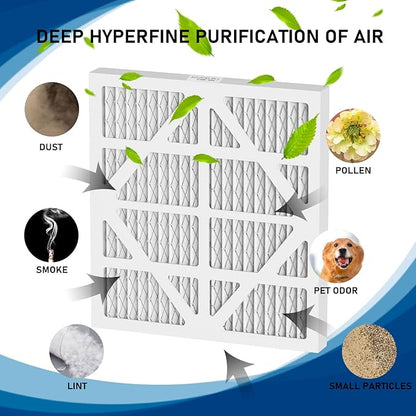 10 Pack HEPA550 Air Filter Replacement Set MERV-13 Compatible with AlorAir CleanShield HEPA 550, 13.7"×14.8"×0.8"
