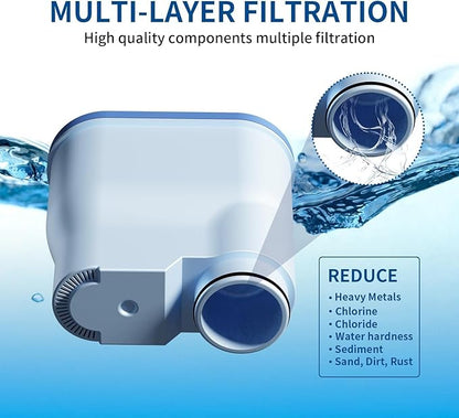 Coffee Machine Water Filter Compatible with Philips Saeco AquaClean CA6903, Water Filter For Fully Automatic Coffee Machines Dedicated Anti-Lime Scale Water (pack of 6)