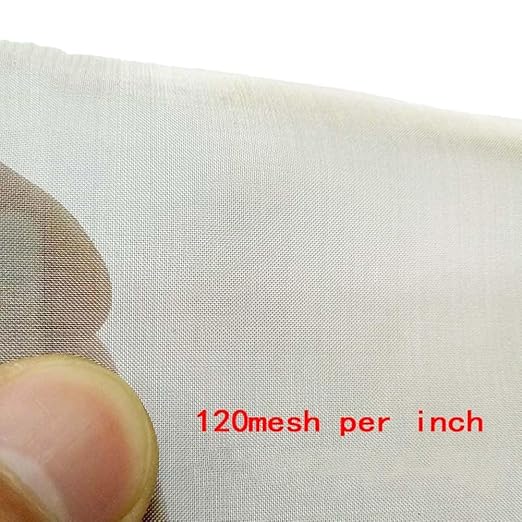 2Pcs 200 Mesh 304 Stainless Steel Fine Pollen Screen Filtration Woven Wire Mesh 12x35"