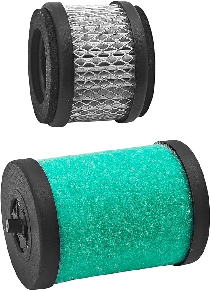 EMF10 Vacuum Oil Mist Filter Kit 2 Pcs For Edwards RV3 RV5 RV8 RV12 2-Stage Rotary Vane Pump, Including A22304198 Oil Mist Element and A22304079 Odour Element