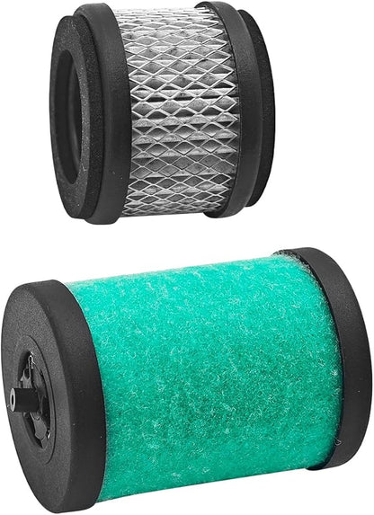 EMF10 Vacuum Oil Mist Filter Kit 2 Pcs For Edwards RV3 RV5 RV8 RV12 2-Stage Rotary Vane Pump, Including A22304198 Oil Mist Element and A22304079 Odour Element