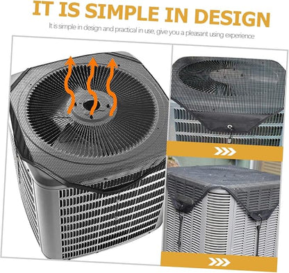 Alipis Outdoor Air Conditioner Cover Mesh Cover for Unit Weatherproof Easy to Install and Extend Service Life
