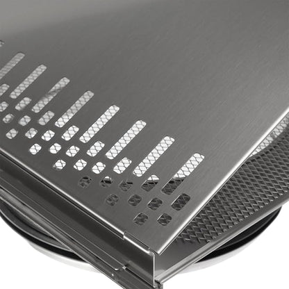 Vent Systems 8" Inch Air Supply Vent Cover with Rubber Gasket - Stainless Steel - Robust Weatherproof Outdoor Air Intake Box - Duct or Surface Mounting - Rain and Snow Protection