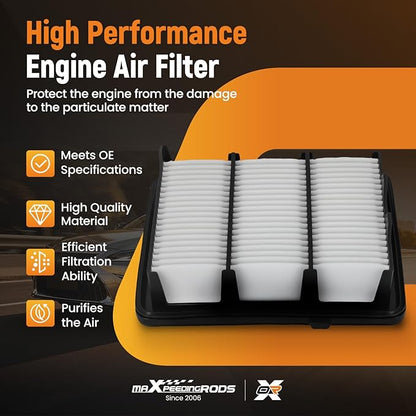 maXpeedingrods CA12290 Engine Air Filter Fit for Honda Accord L4 1.5L 2018-2022, Replacement for 17220-6A0-A00, AF5296, PA99294