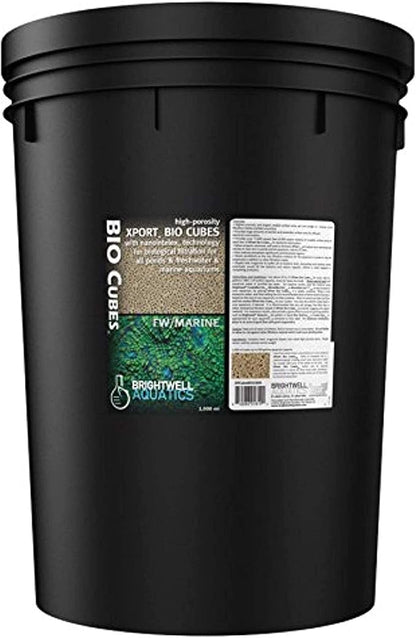 Brightwell Aquatics Xport BIO Cubes - Ultra-Porous Biological Filter Media for Filtration in Marine and Freshwater Aquariums, XPCubeBIO20L
