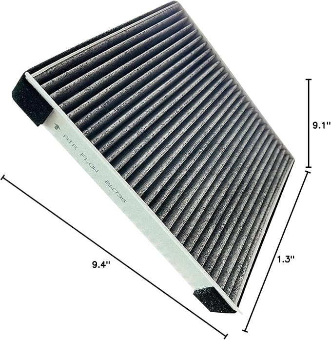 BW735 Premium Cabin Air Filter for Equus (11-16), Santa Fe (19-20), Genesis G70 (20-22), G80 G90 GV70 (2022), GV80 (21-22), Stinger (18-22), Telluride (20-22), K900 Carbon