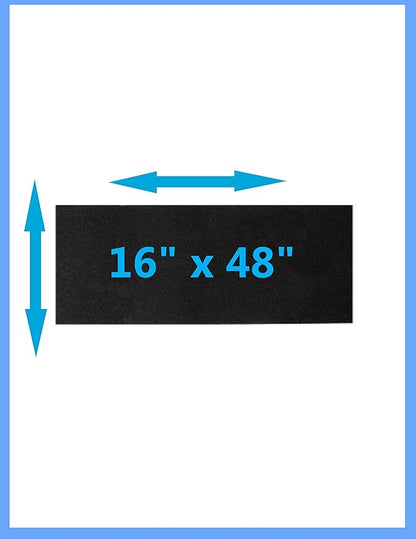 CFS Cut-to-Fit Activated Carbon Pre-Filter Pad 16" x 48" - Odor & VOC Removal for Air Purifiers, Range Hoods, Furnace Filters - Fits Holmes HAPF93, HAPF94, Hunter 30930, Bionaire A1000C Models