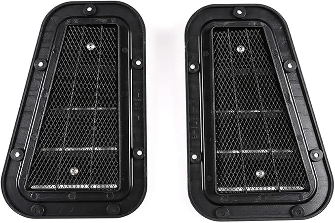 Car Decorative Front Hood Bonnet Side Trim Cover Steel Air Flow Intake Scoop Vent Snow Cover Compatible For Land Rover And Defender 04-19