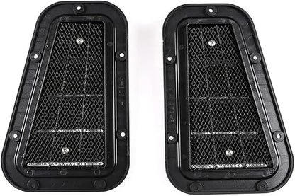 Car Decorative Front Hood Bonnet Side Trim Cover Steel Air Flow Intake Scoop Vent Snow Cover Compatible For Land Rover And Defender 04-19
