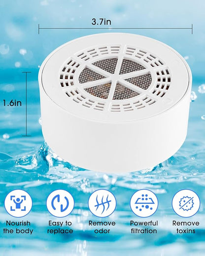 Bathtub Filter Universal Replacement Cartridge,9 Stage Bath Faucet Water Filter Cartridge HardWater Softener Tub to Remove Lead,Chlorine and Fluoride,BPA Free Showerhead Filter Purify Bathwater